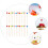 Drink Picks Zufallsfarbe 2 12x1x0,5 Cm 5