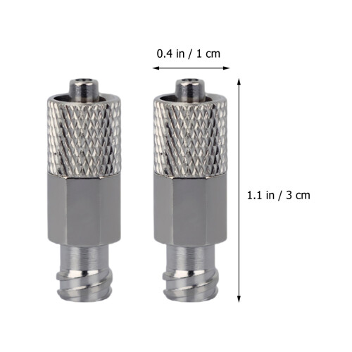 2Stück Nadel Adapter Injektor Abfüllnadel Mit Dichtring 2