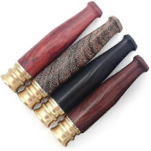 Wooden Cigarette Holder Set of 4 Short Tips Reusable Cigarette Filter for Hand-Rolled Cigarettes Reduce Harmful Substances