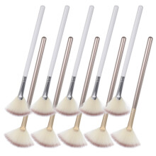 10St Fächerpinsel Für Make-Up Puder Und Highlighter
