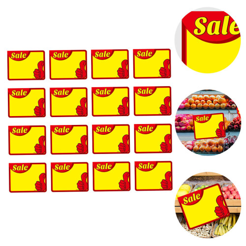 50 Leere Marktpreis-Schilder Für Einzelhandel 1