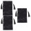 Bundle Bag Haarverlängerungen Organizer Schwarz 3 1