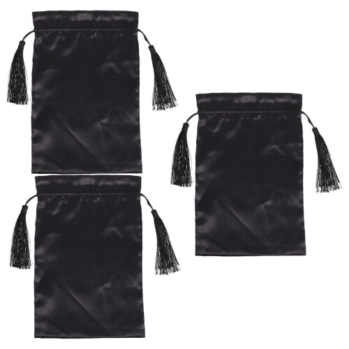 Bundle Bag Haarverlängerungen Organizer Schwarz 3