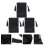 Bundle Bag Haarverlängerungen Organizer Schwarz 3 3