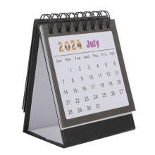 Mini Calendar Desk Desktop Home Office Clear Prints