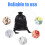 Bundle Bag Haarverlängerungen Organizer Schwarz 3 7
