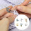 6St Yarn Guide Ring Metaal Breiring Open Haak & Decoratie 3