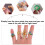 6St Yarn Guide Ring Metaal Breiring Open Haak & Decoratie 9