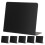 6Pièces Ardoises Noires PVC Pour Buffet, Écriture Et Décoration 1