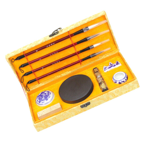 1 Set Chinesische Schätze Mit , Tusche, Papier, Stein 1