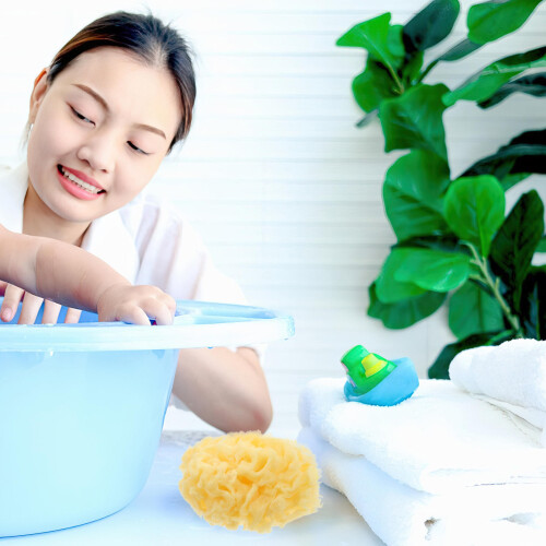 1Pièces Éponge Bain , Exfoliante Et Antibactérienne 2