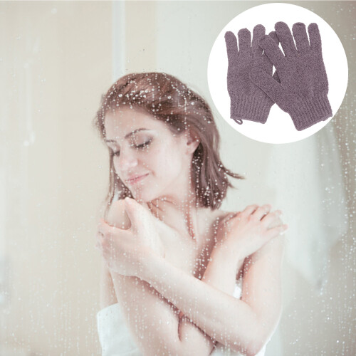2 Paar Badehandschuhe Finger Für Bad Sauna 2