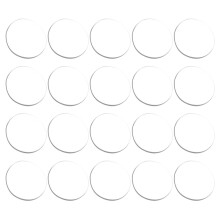 24Stk Glasabstandshalter Runde Pads Für Glasplatten Möbel