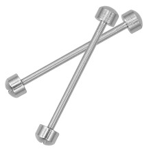 2Stk Schraubverbindungsstangen Silber Langzeitstabil Für Uhrenarmband