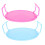 2Pcs Blue Steamer Rack PP Kitchen Storage Rack Microwave Cooking Stand 9