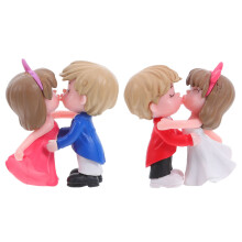 2 Paar Desktop Cake Topper Aus Kunststoff Für Armaturenbrettdekoration