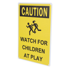 Street Sign Slow Down Verkehrsschild Für Kinder Vorsichtszeichen Metall
