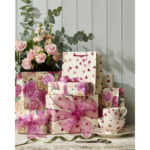 Woodmansterne Emma Bridgewater Pink Hearts Medium Gift Bag Gift Wrapping Accessory 2