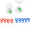 26 Alphabet Weinkelch Markierer Silikon Rot 3