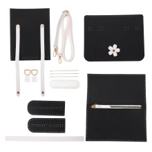 1 Set Diy Pu Kette Bastelset Quadratische Schultertasche