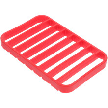 Silikon Bratgitter Für Ofen Schnellkochtopf 27x17,5x2,5 Cm Rot