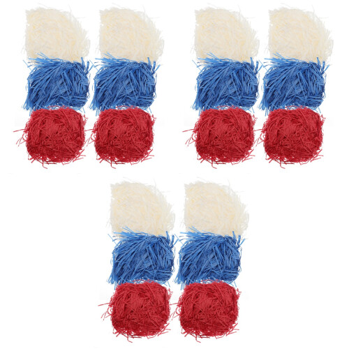 18 Packs Box Raffia Pet Unabhängigkeitstag 2