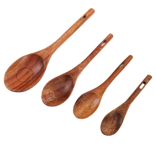 4Stk Vintage Kaffeelöffel Set Für Bohnen Backen