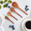 4Stk Vintage Kaffeelöffel Set Für Bohnen Backen 6