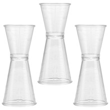 3Stk Kunststoff Doppelseitiger Messbecher Dosierer Für Cocktails