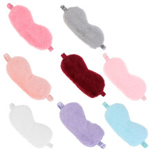 8St Fluffy Augenmasken Aus Plüsch, Hautfreundlich, Bequem