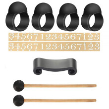 1 Set/9 Teile Zungentrommel Mit Schlägel Und Notenaufkleber