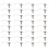 100Stk Led Strip Licht Halterungen Mit 1