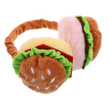 Cute Hamburger Ohrwärmer Cartoon Winterstirnband Für Kinder