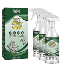 3Pcs Natural Peppermint Mouse Repellent Spray - Rodent Shield Trigger Sprayer for Household Pest Control & Mice Repellent Accessories