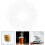 50 Stk Runde Etiketten Transparente Getränke Marker 7