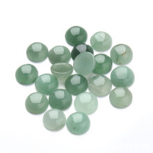 20 Stks 0,8 Cm Ronde Glazen Sticker Lichtgroen