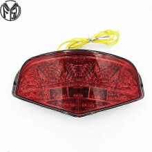 (Red) Tail Light for Suitable Brand Motorcycle Models 659 696 795 796 1100/S/EVO Accessories Integrated LED Turn Signal Blinker Assembly