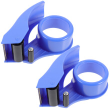2Stk Leichter Handtapeabroller Mit Verpackungsklebebandschneider