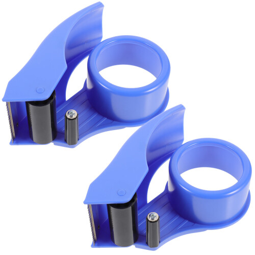 2Stk Leichter Handtapeabroller Mit Verpackungsklebebandschneider