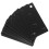 Flat Rechte Beugels Rvs Zwart 12 Stks 8