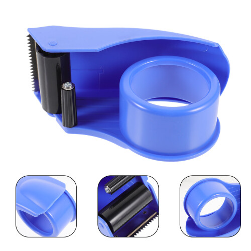 2Stk Leichter Handtapeabroller Mit Verpackungsklebebandschneider 2