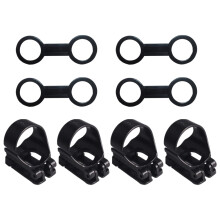 1 Set Professionele Duiksnorkel Bevestigingsgespen Universeel (Zwart)