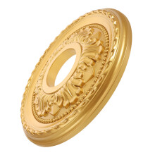 Gold Traditionele Plafondmedaillon Pvc Voor Thuis Slaapkamer Woonkamer
