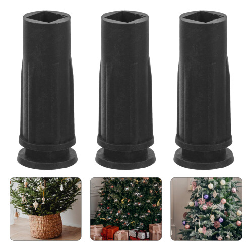 6Stück Kunststoff Weihnachtsbaumständer Baumfixierungen Schwarz 2