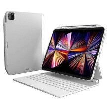 (White) SwitchEasy Coverbuddy Protective Case for iPad Pro 12.9 2022 2021 Anti Fall Hard PC Tablet Cover for Apple iPad Protection and Device Safety
