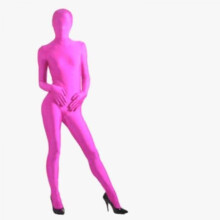 (L, Pink) Woman Mens Full Body Suit Halloween Costumes for Adults Child for Halloween Stage Performances and Parties
