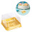 1 Set 100 Kunststoff Quadratische Eigelb Puff Verpackungsbox 50 G 5