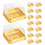 1 Set 100 Kunststoff Quadratische Eigelb Puff Verpackungsbox 50 G 10