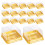 1 Set 100 Kunststoff Quadratische Eigelb Puff Verpackungsbox 50 G 8
