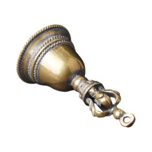 2St Retro Messing Bel Hanger Set Voor Tasversiering En Hand Rattle